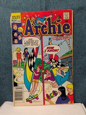 Archie #361 Oct 1988 Newsstand :Dan DeCarlo Art The New Archies Promo